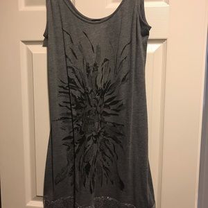 Jersey knit tank dress